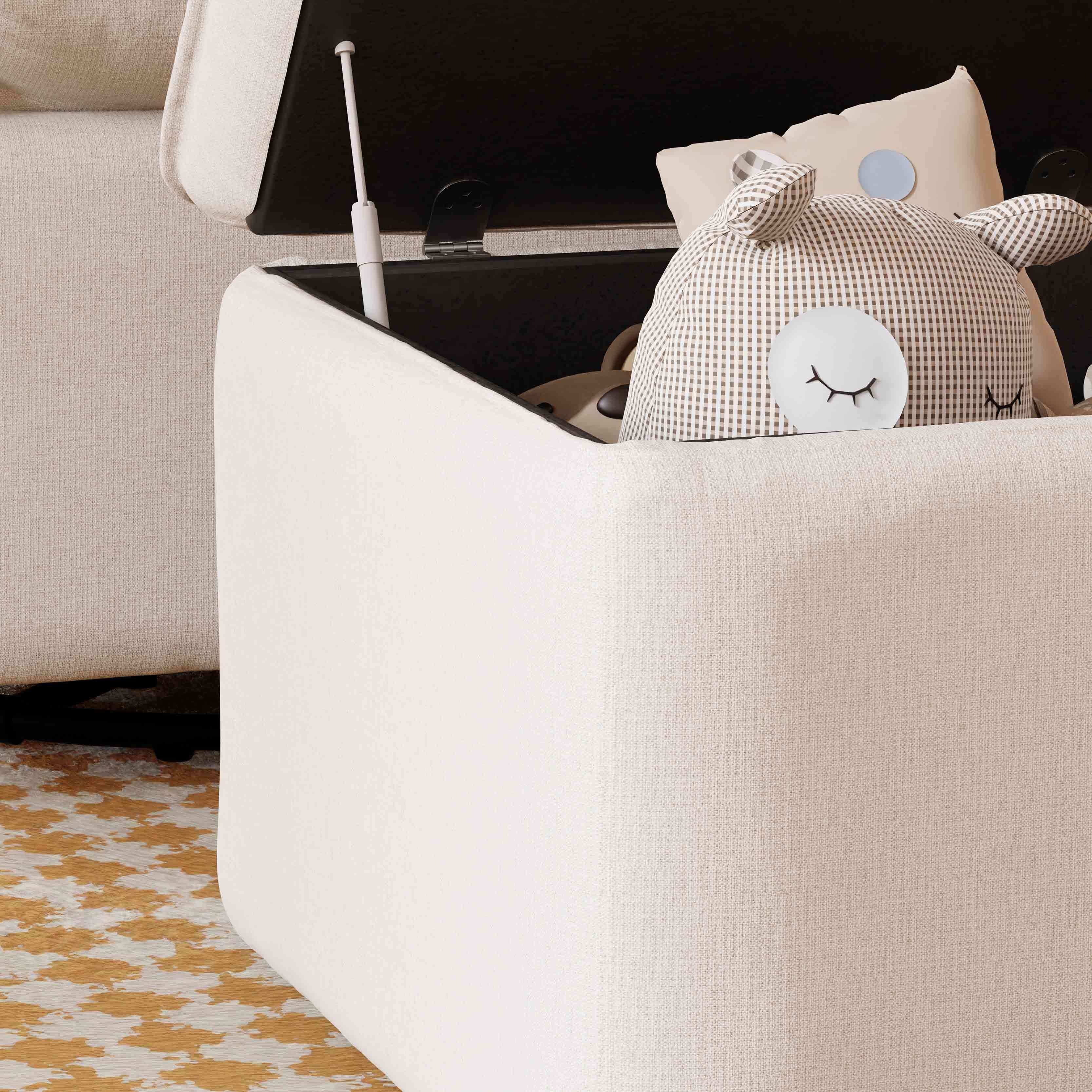 Cali Storage Ottoman in Eco-Performance Fabric | Water Repellent & Stain Resistant - Image 24