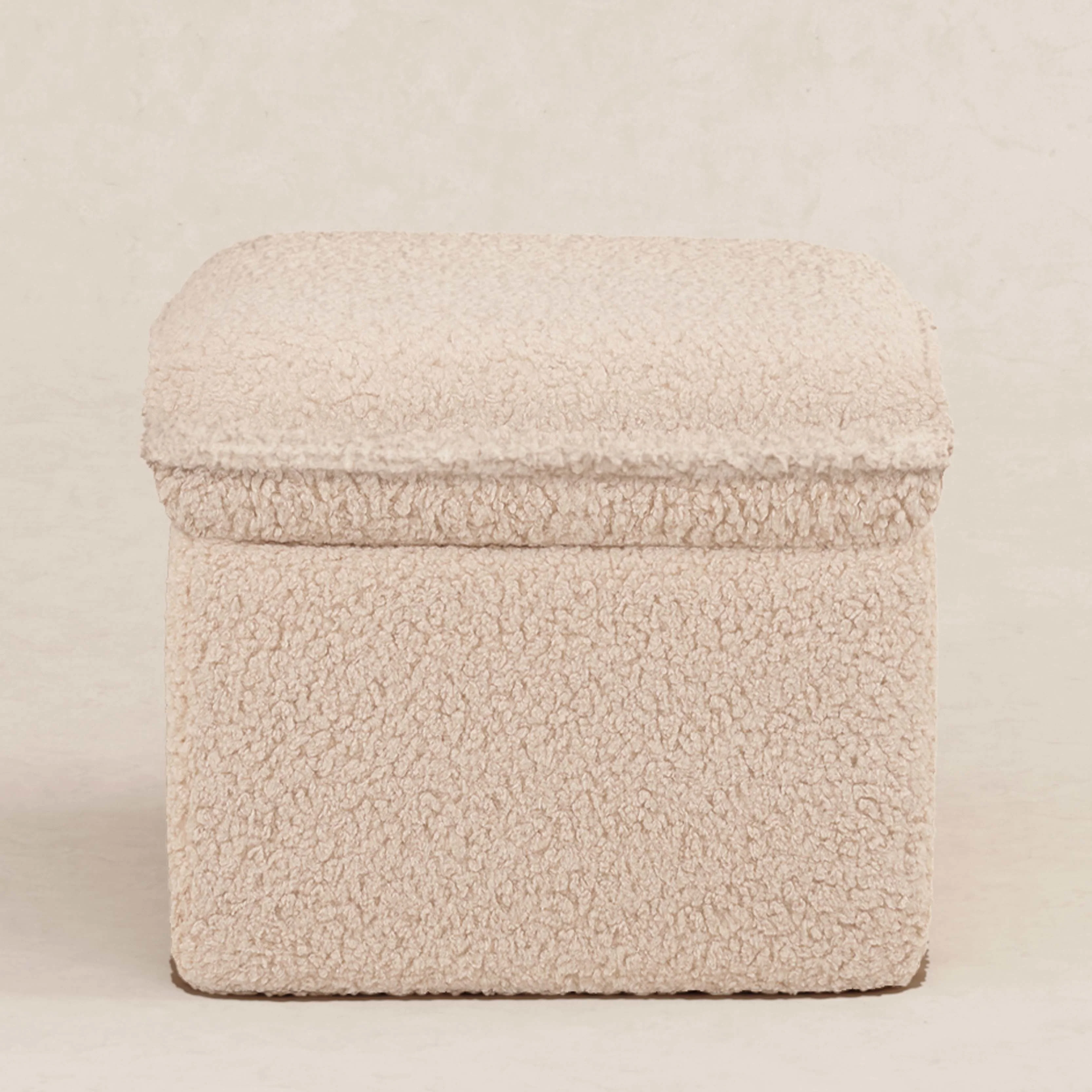 Cali Storage Ottoman in Shearling - Image 5