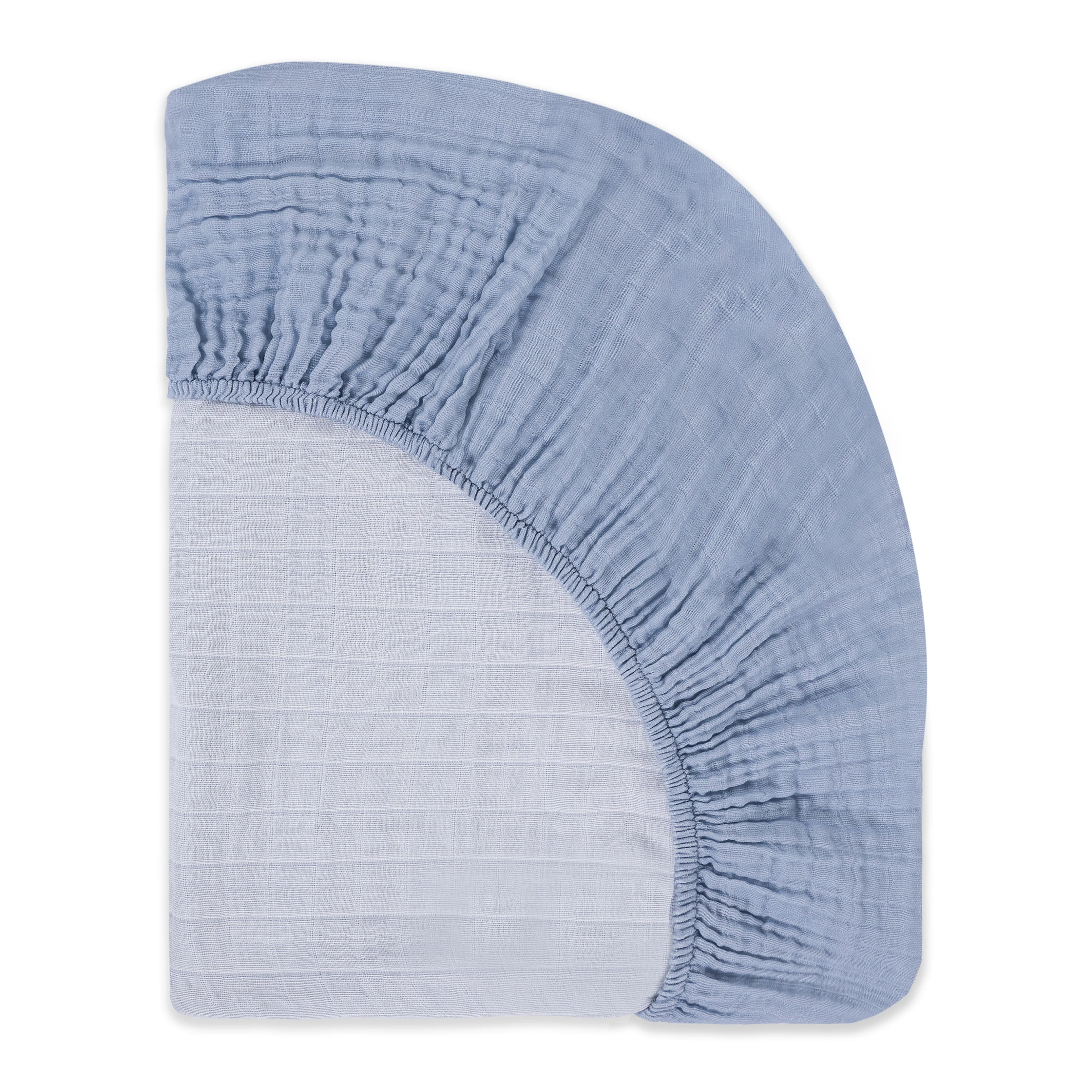 Crib Sheet in GOTS Certified Organic Muslin Cotton - Image 80