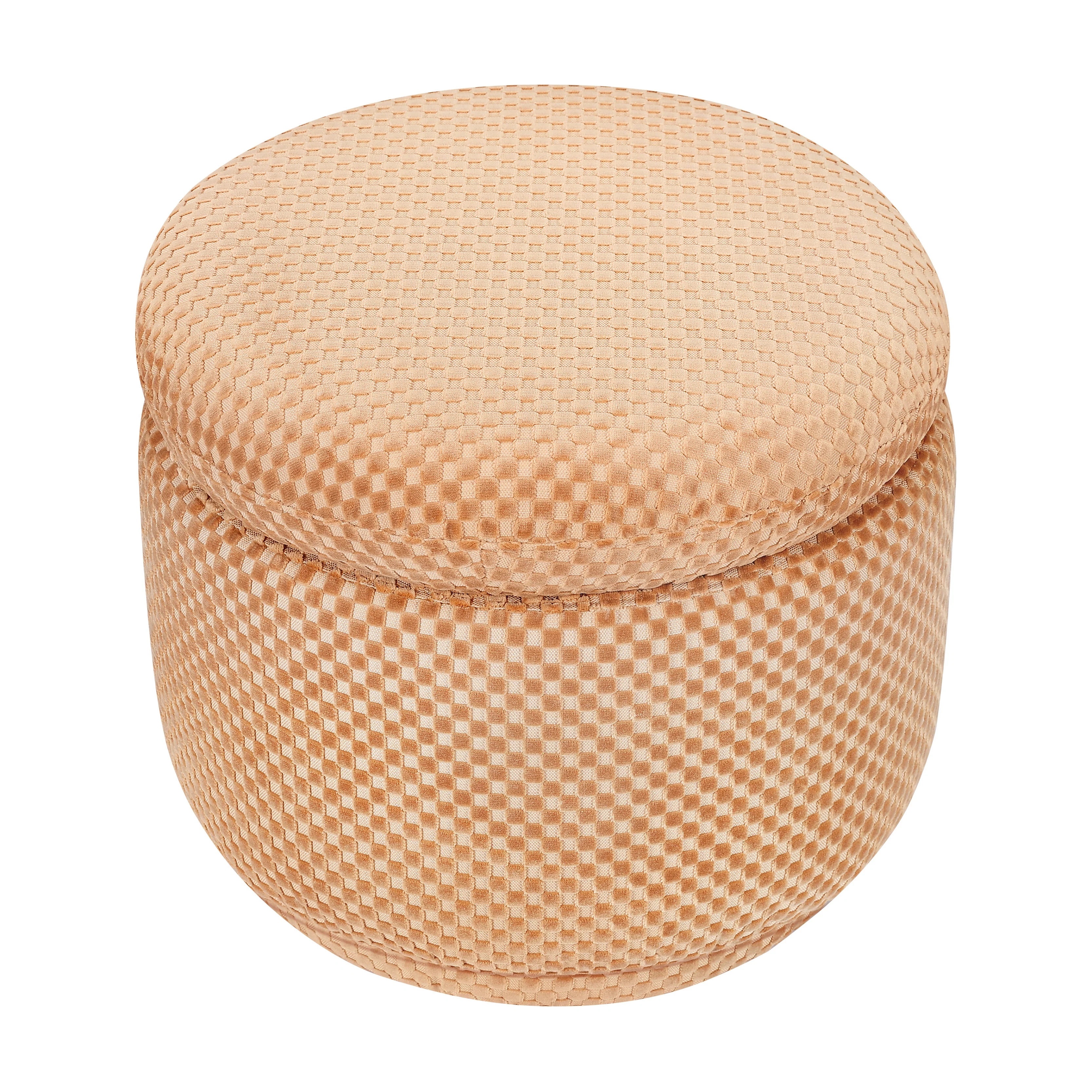 Enoki Storage Ottoman in Velvet Checker - Image 6