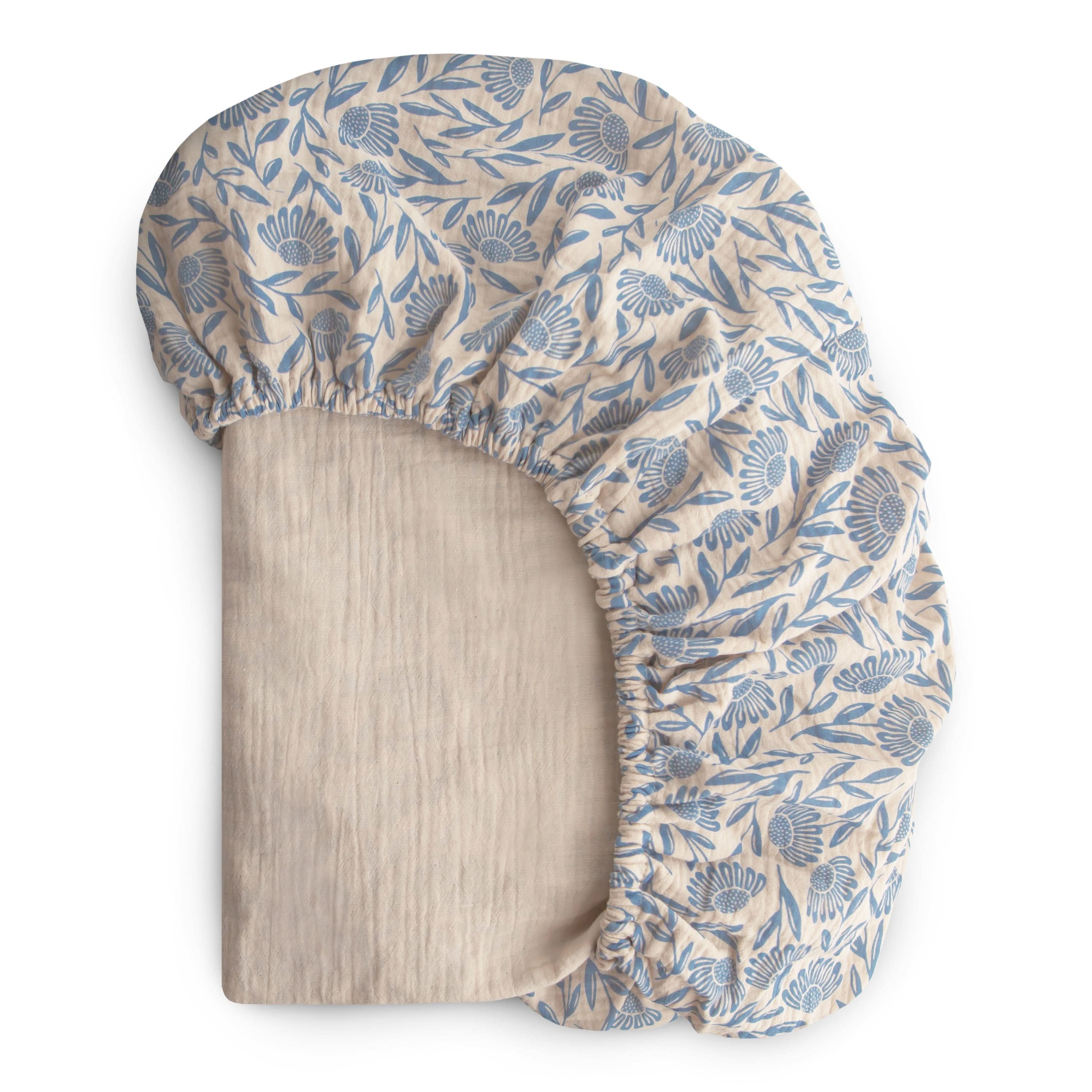 Mushie Extra Soft Muslin Crib Sheet - Image 37