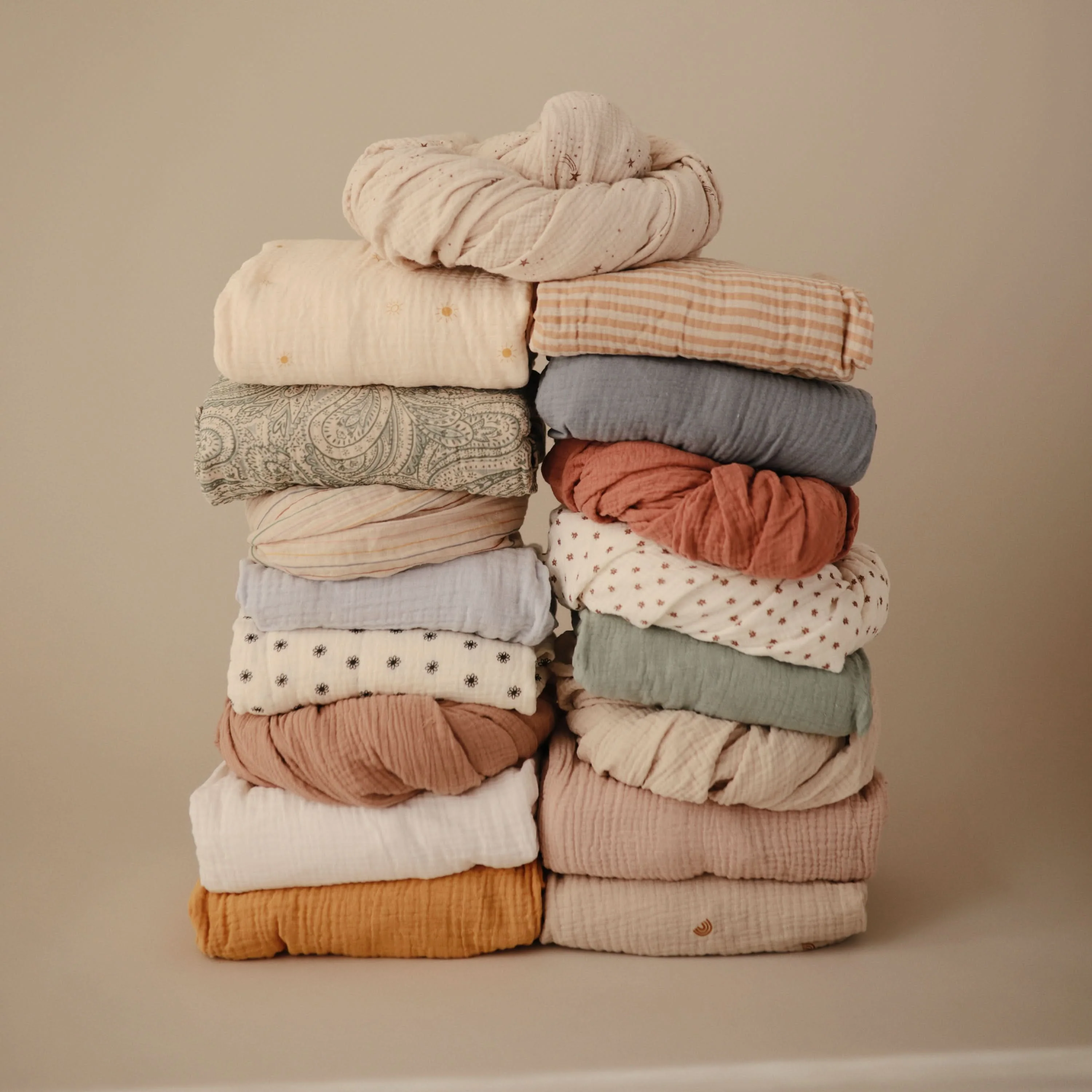 Mushie Extra Soft Muslin Crib Sheet - Image 48