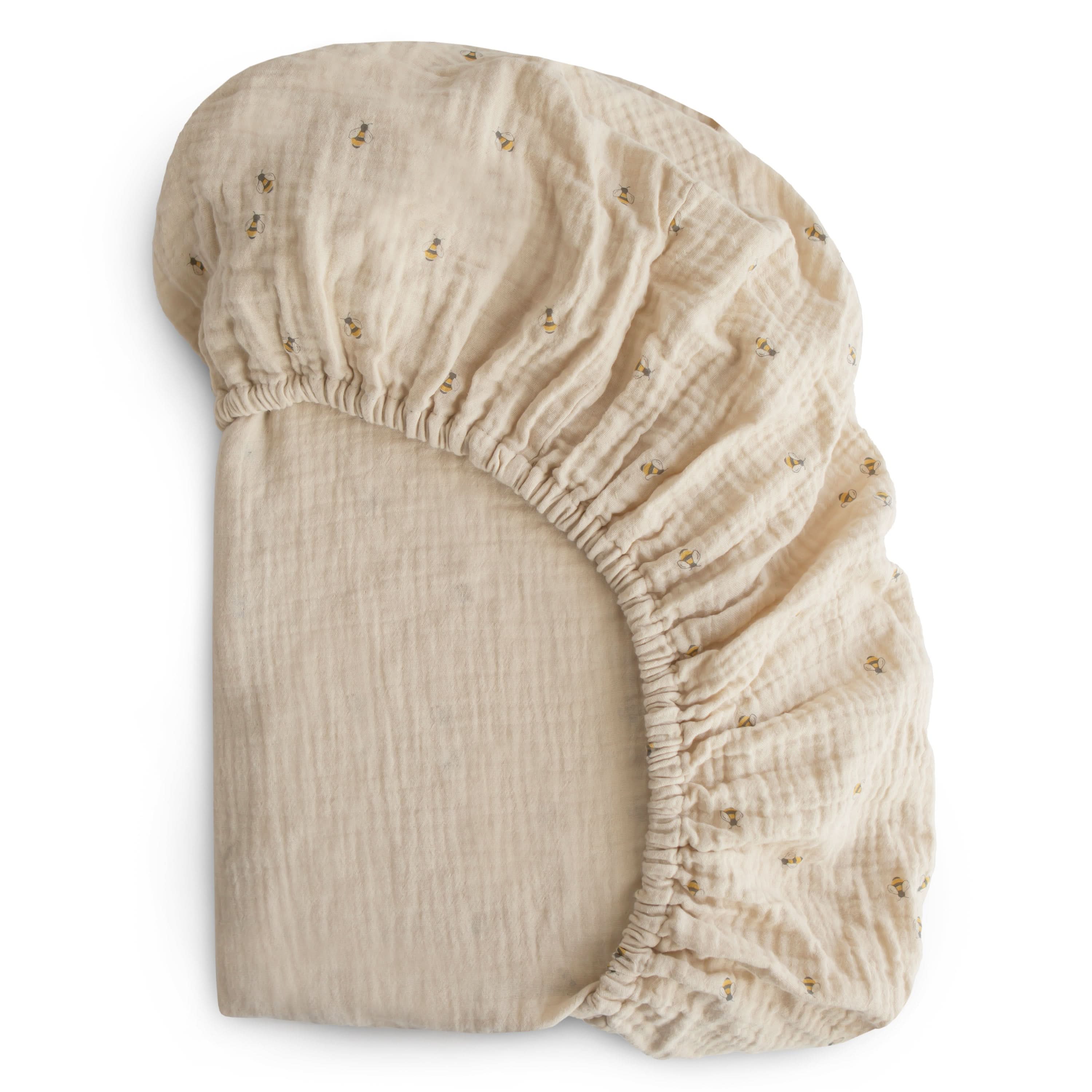 Mushie Extra Soft Muslin Crib Sheet - Image 53