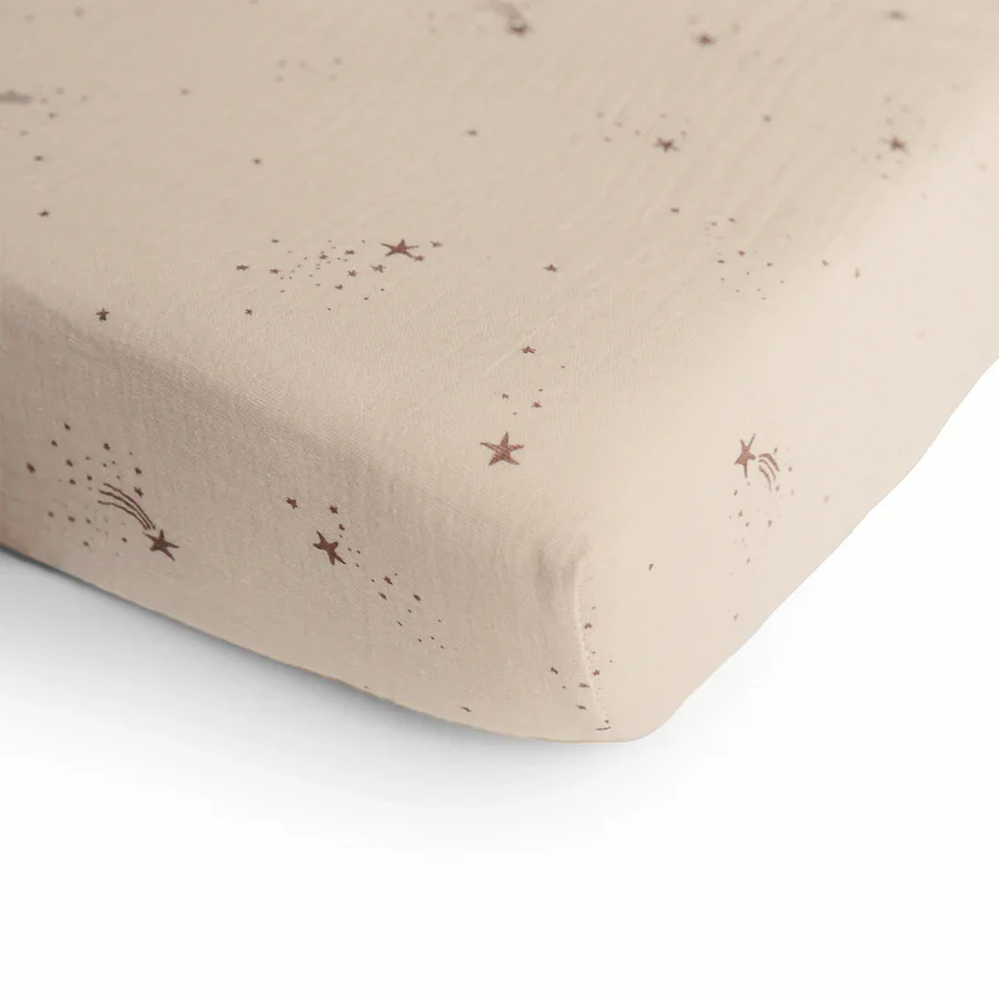 Mushie Extra Soft Muslin Crib Sheet - Image 60