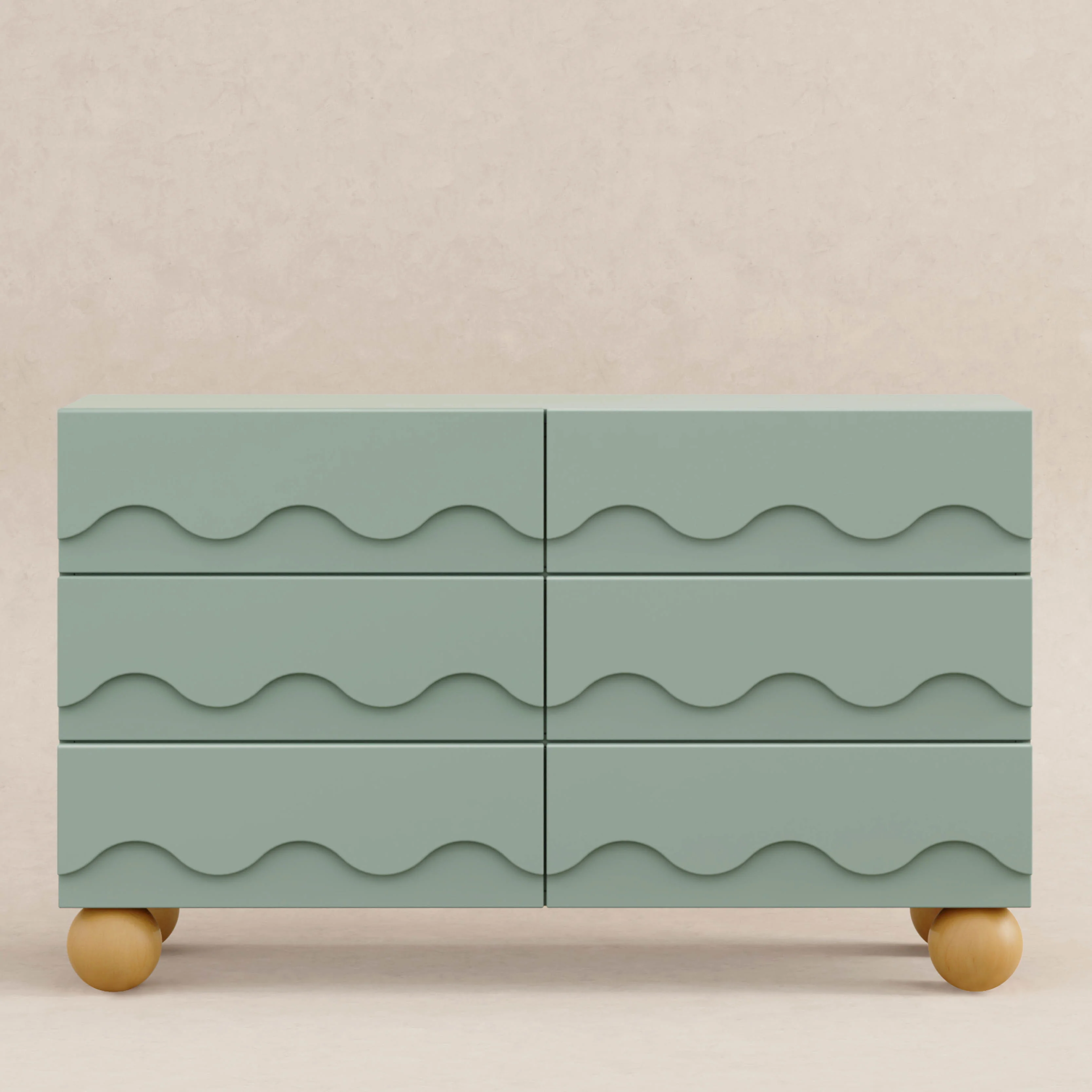 Lido Wave 6-Drawer Assembled Dresser - Image 7