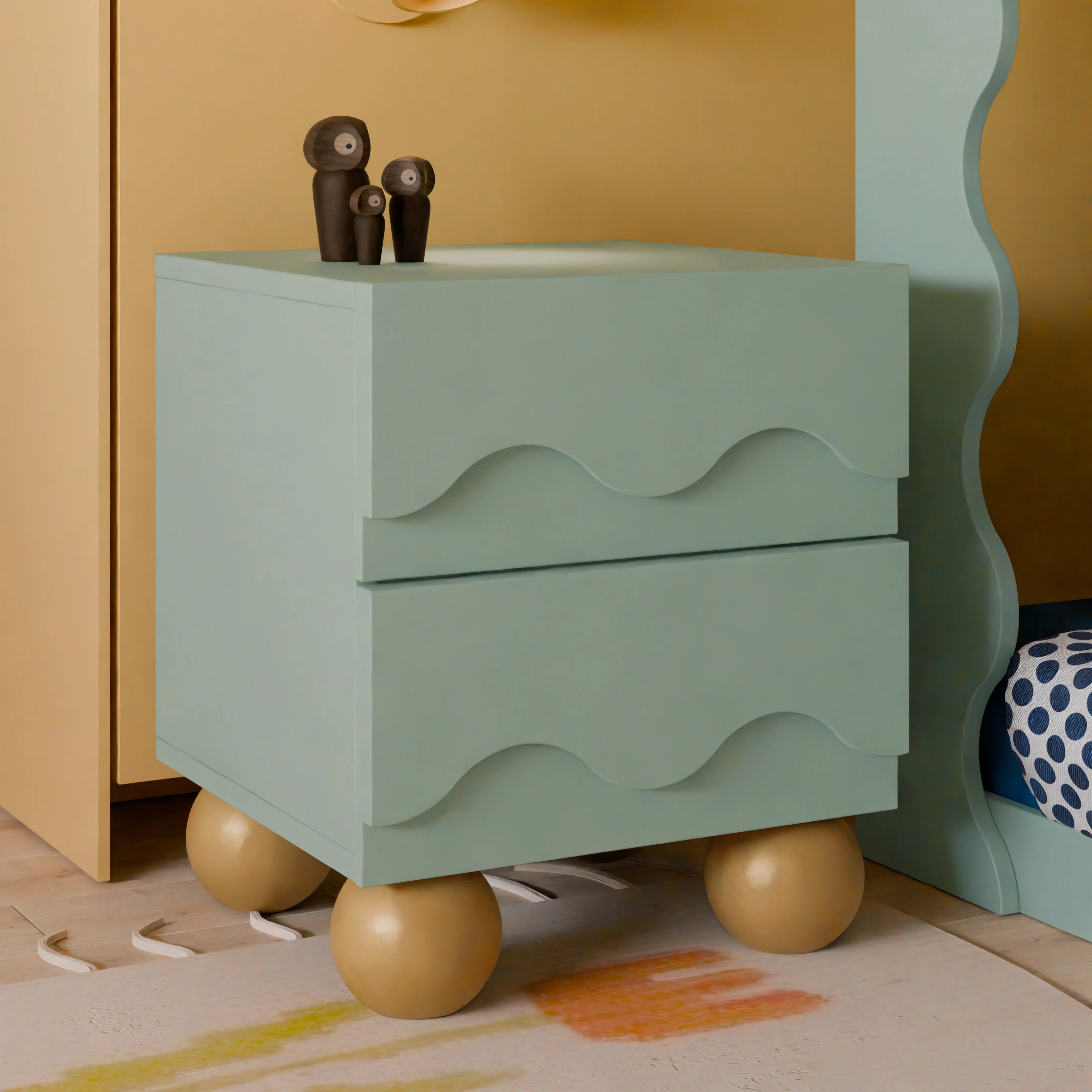 Lido Wave Assembled Nightstand - Image 8