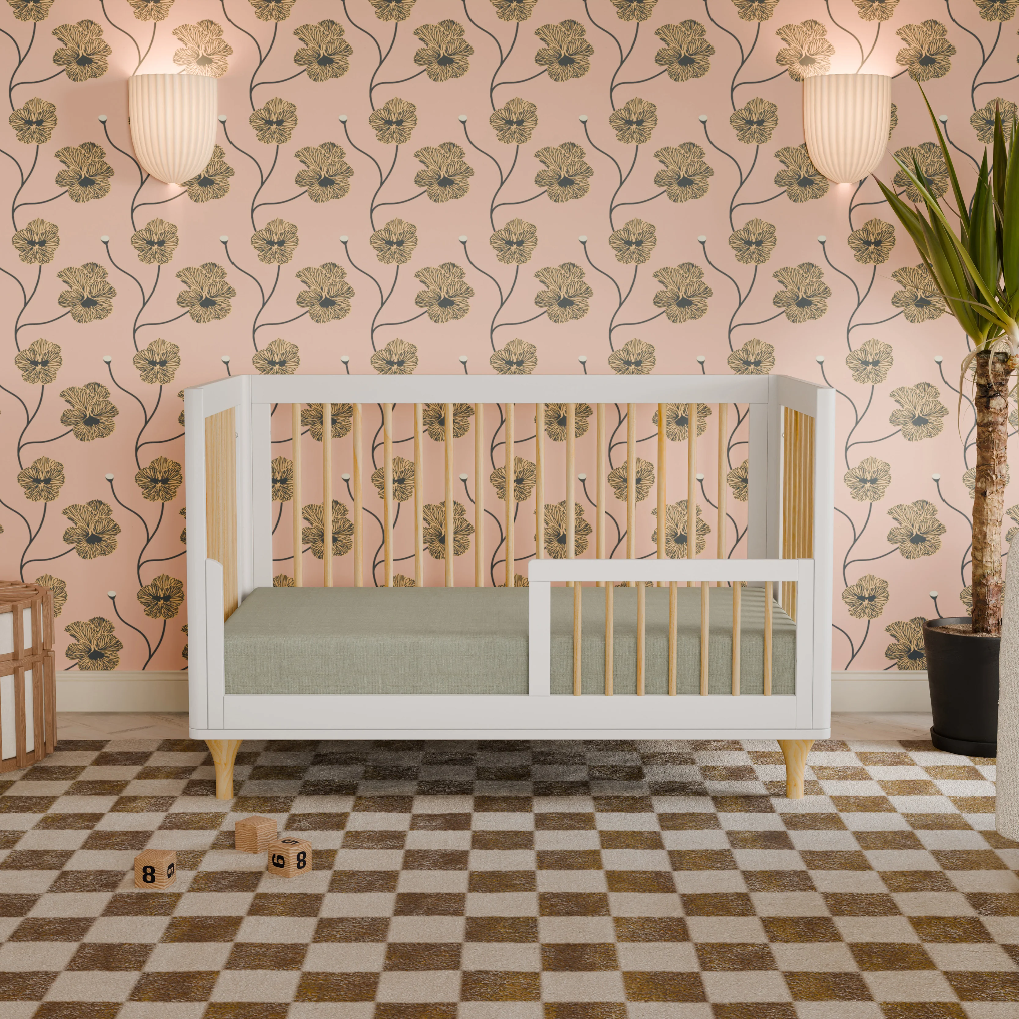 Lolly 3-in-1 Convertible Crib with Toddler Bed Conversion Kit - Image 4