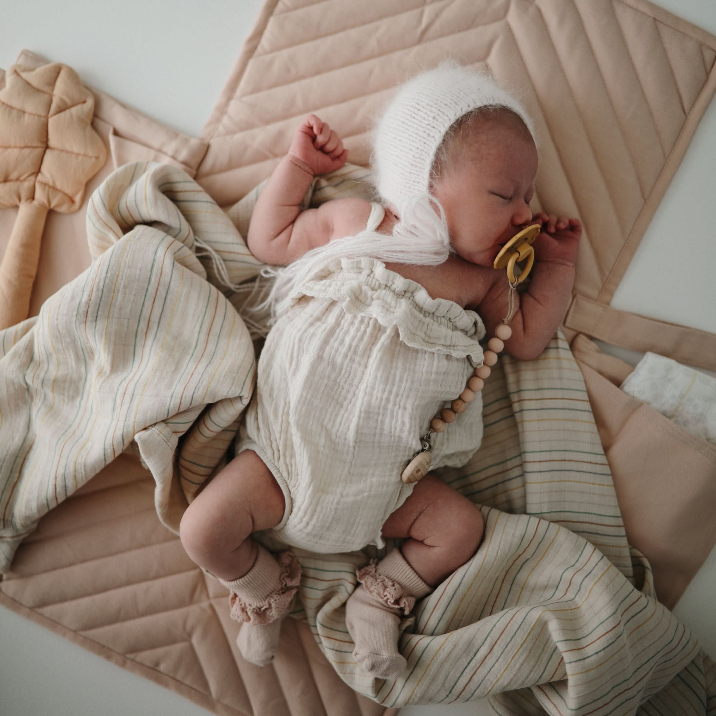 Mushie Organic Cotton Muslin Swaddle Blanket - Image 126