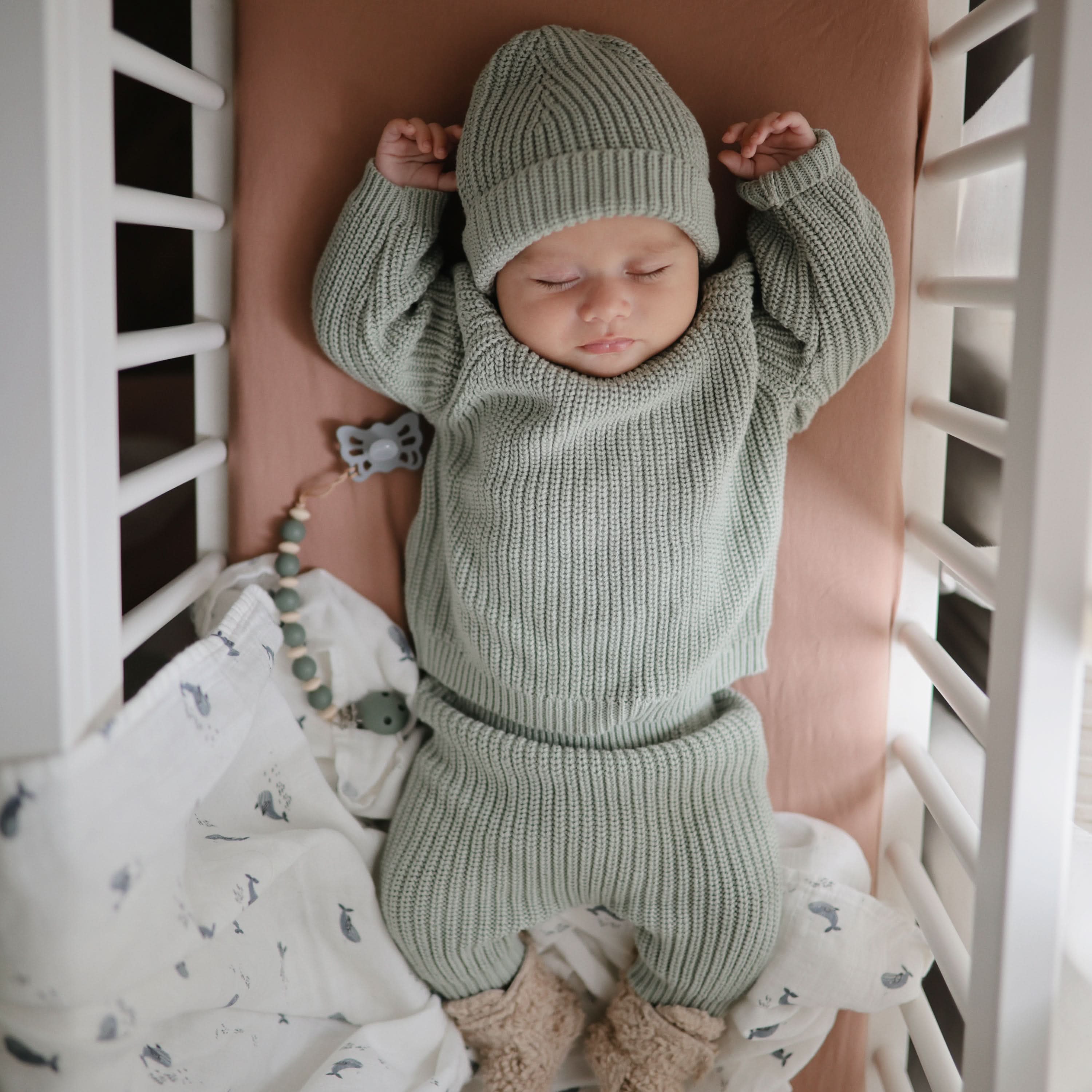 Mushie Organic Cotton Muslin Swaddle Blanket - Image 159
