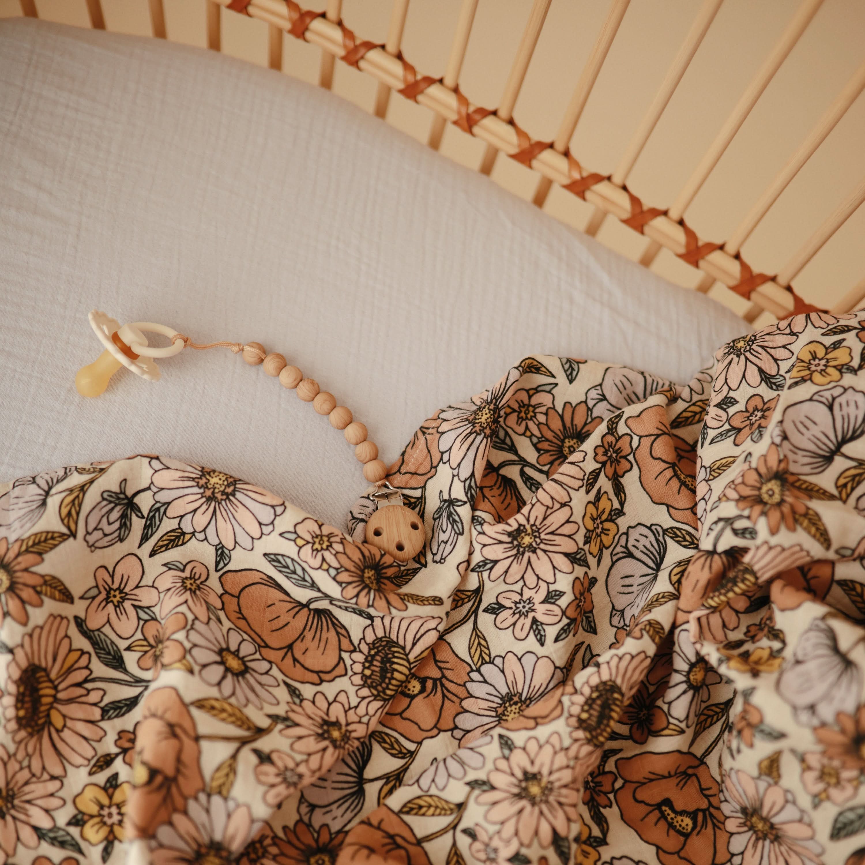 Mushie Organic Cotton Muslin Swaddle Blanket - Image 168
