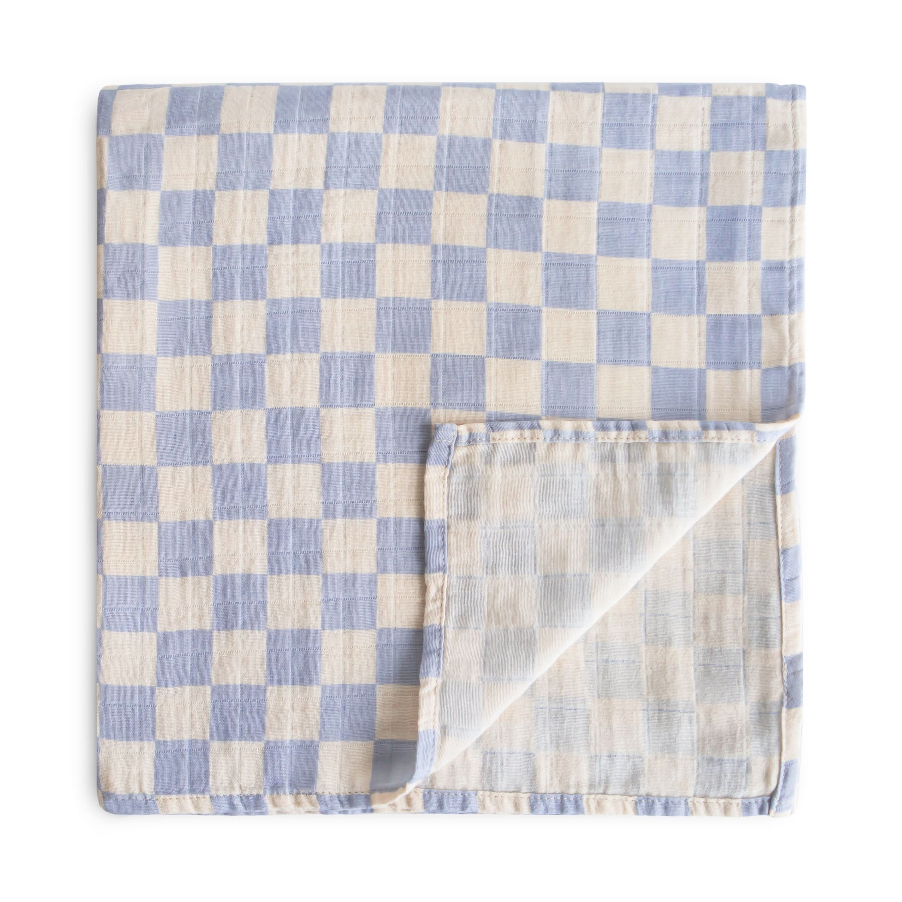 Mushie Organic Cotton Muslin Swaddle Blanket - Image 181