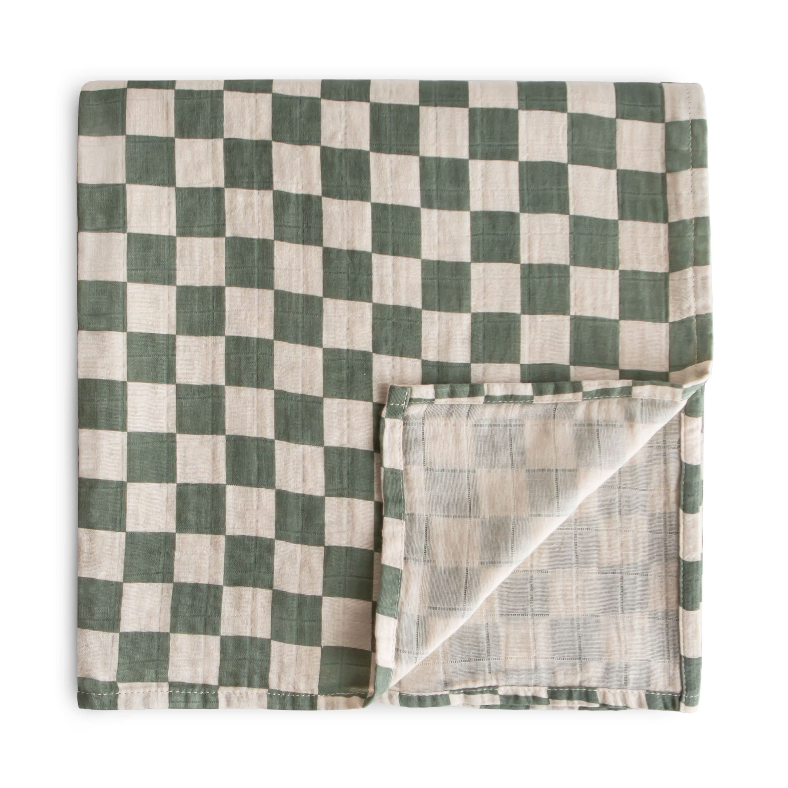 Mushie Organic Cotton Muslin Swaddle Blanket - Image 193