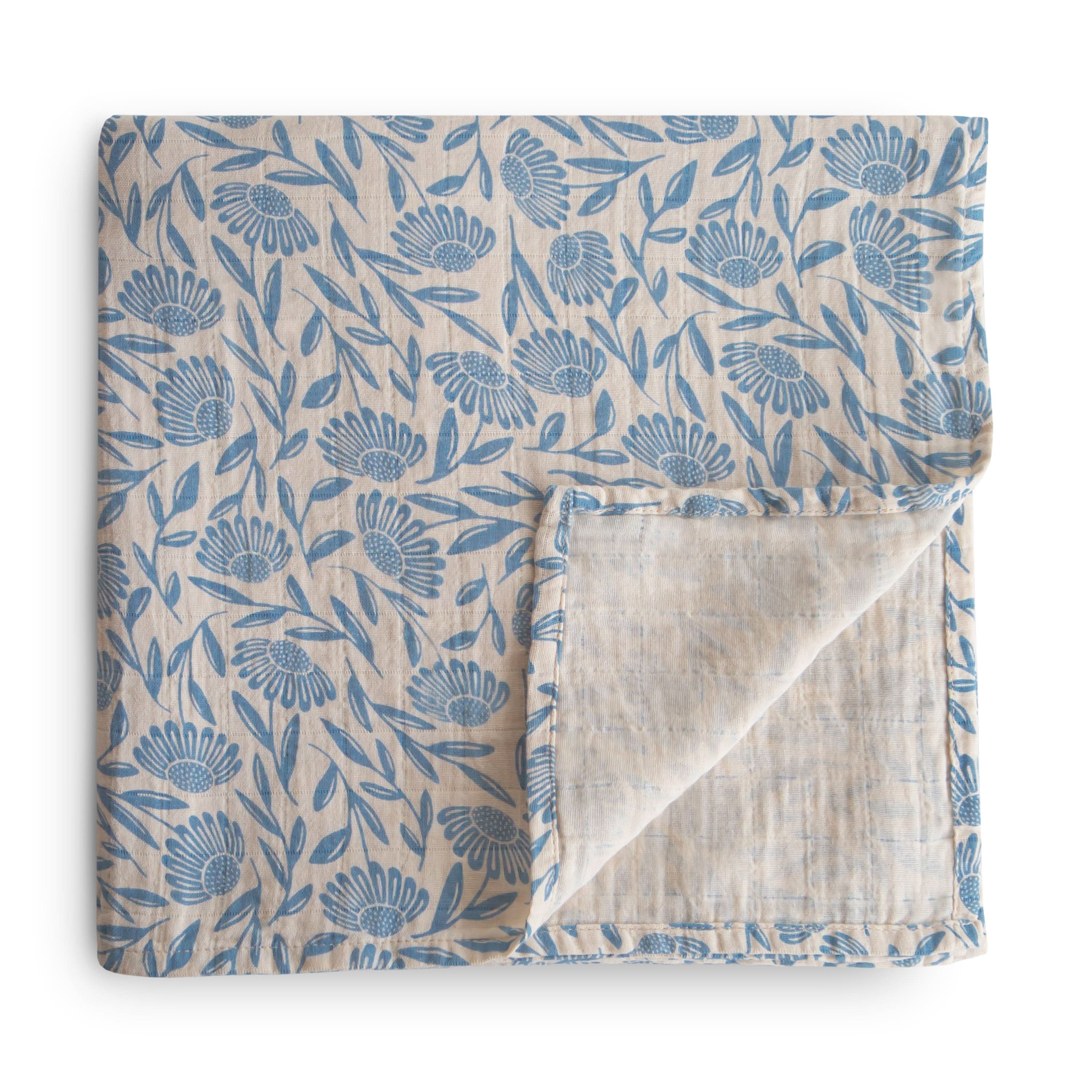 Mushie Organic Cotton Muslin Swaddle Blanket - Image 28