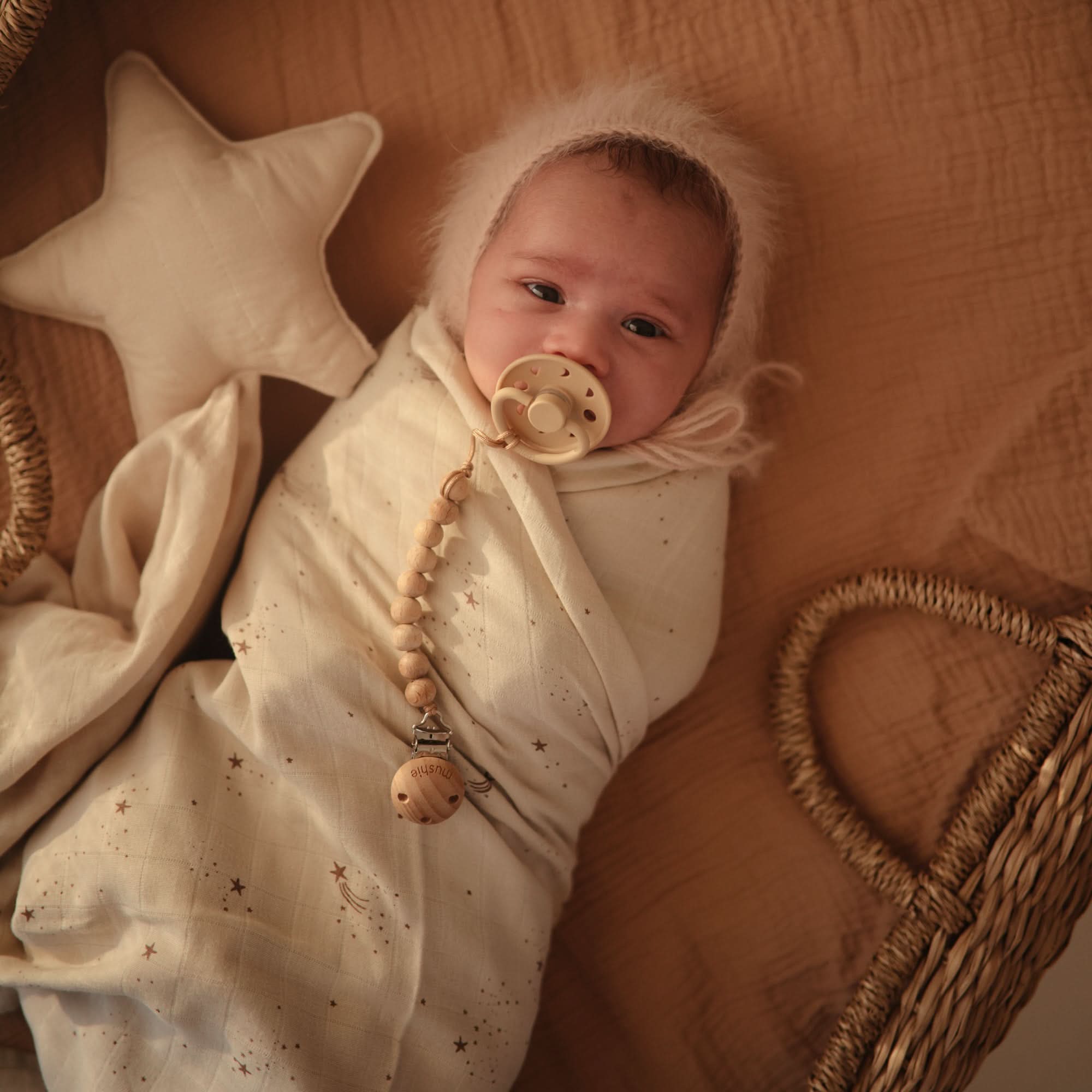 Mushie Organic Cotton Muslin Swaddle Blanket - Image 40