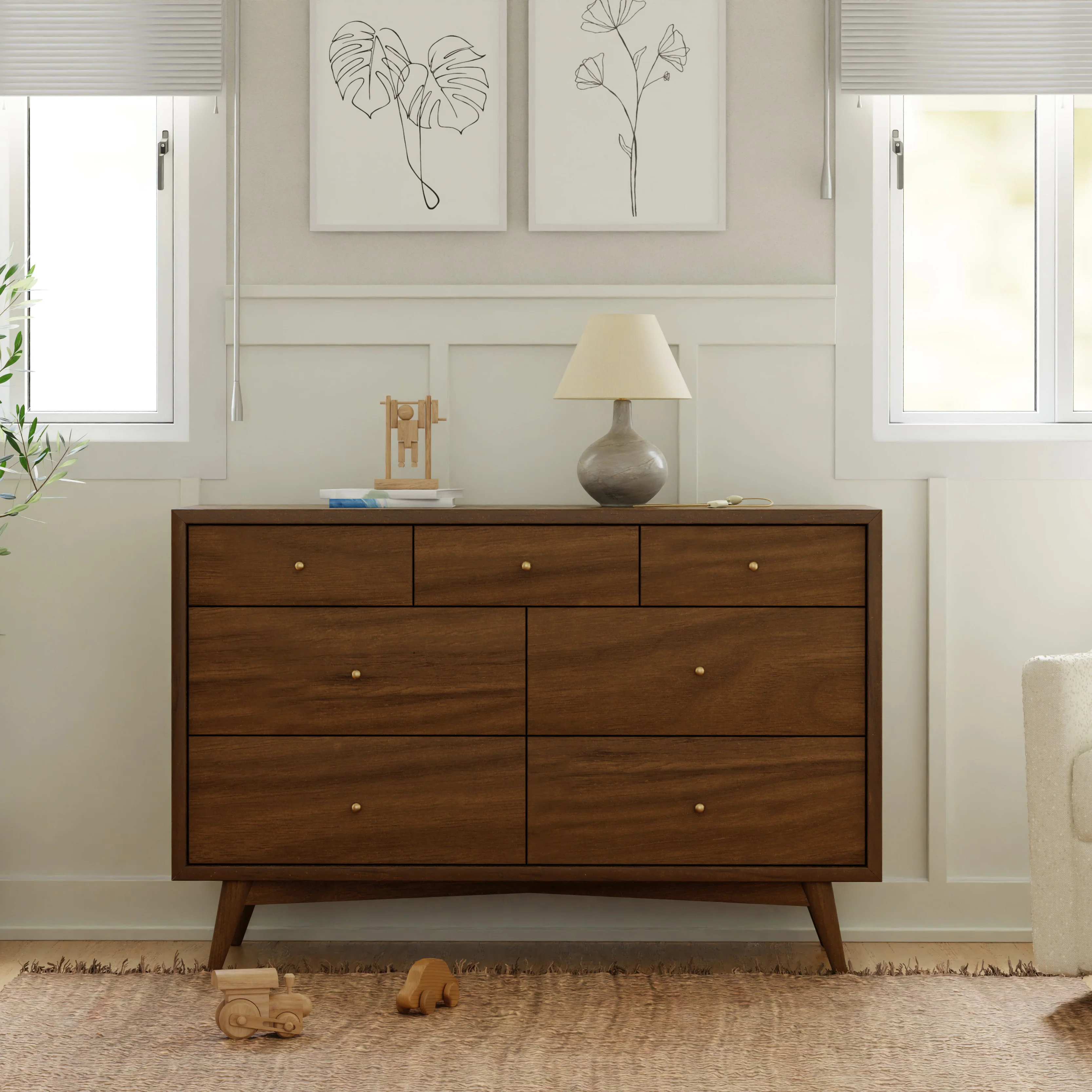 Palma 7-Drawer Assembled Double Dresser - Image 4