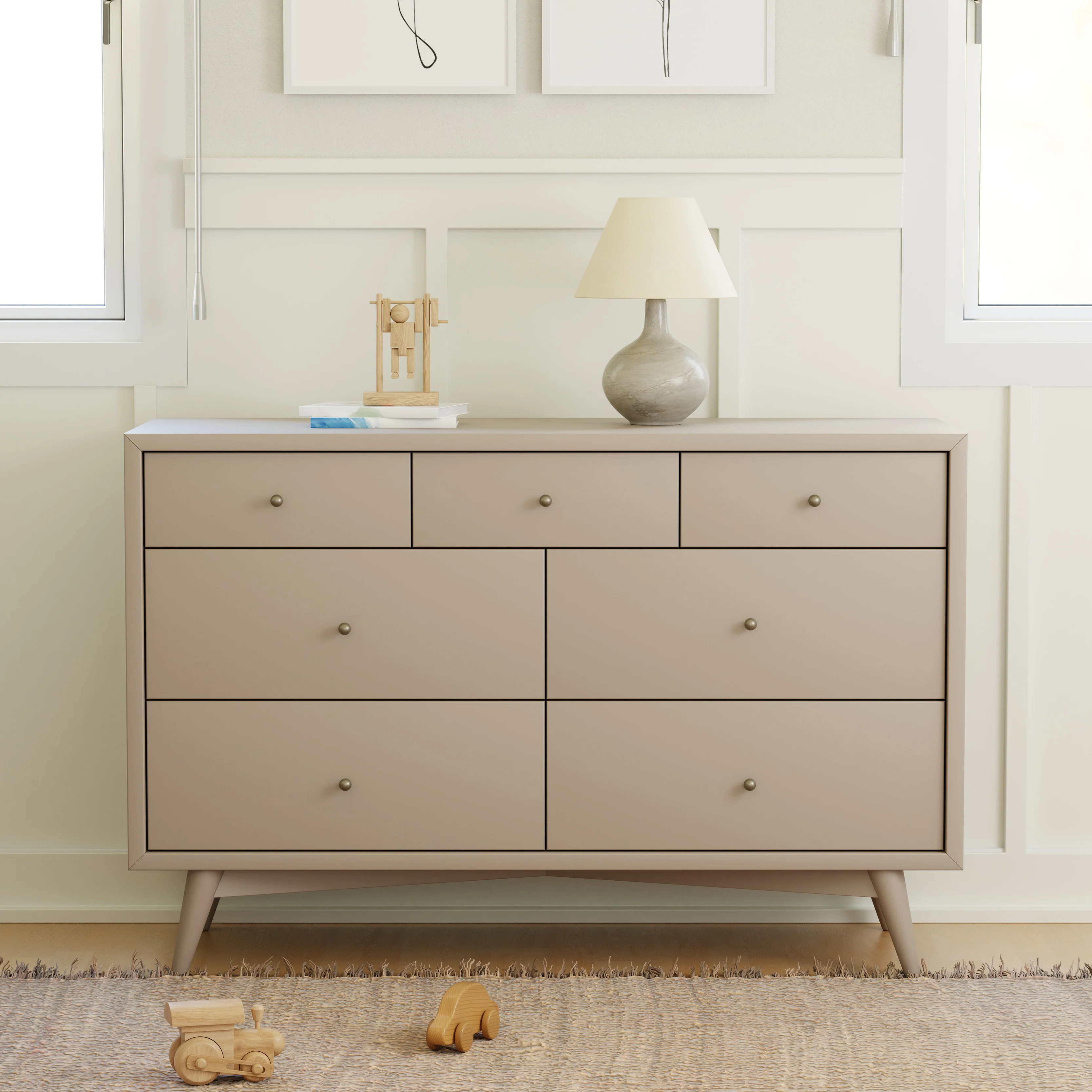 Palma 7-Drawer Assembled Double Dresser - Image 45