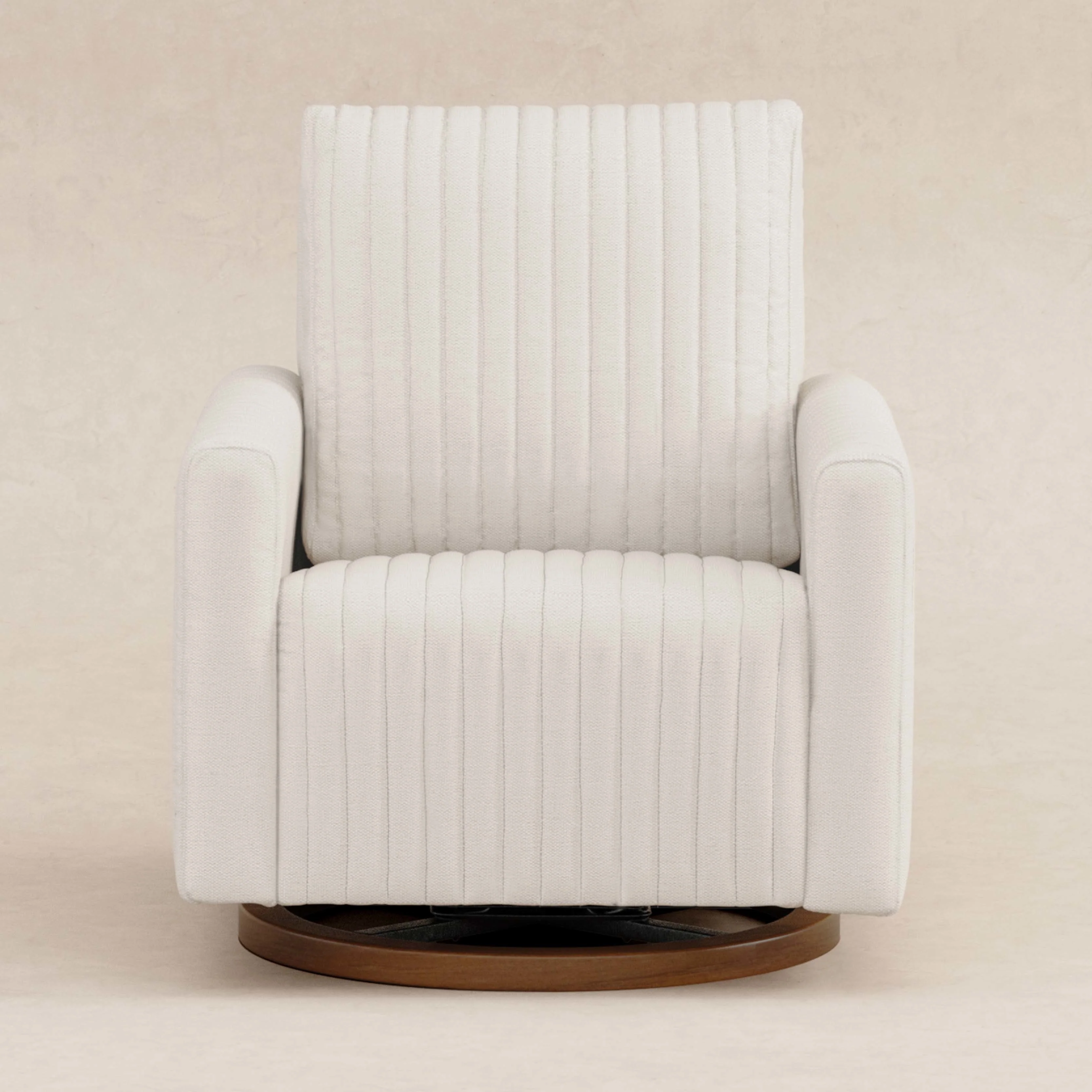 Poe Channeled Swivel Glider in Eco-Performance Fabric | Water Repellent & Stain Resistant - Image 7