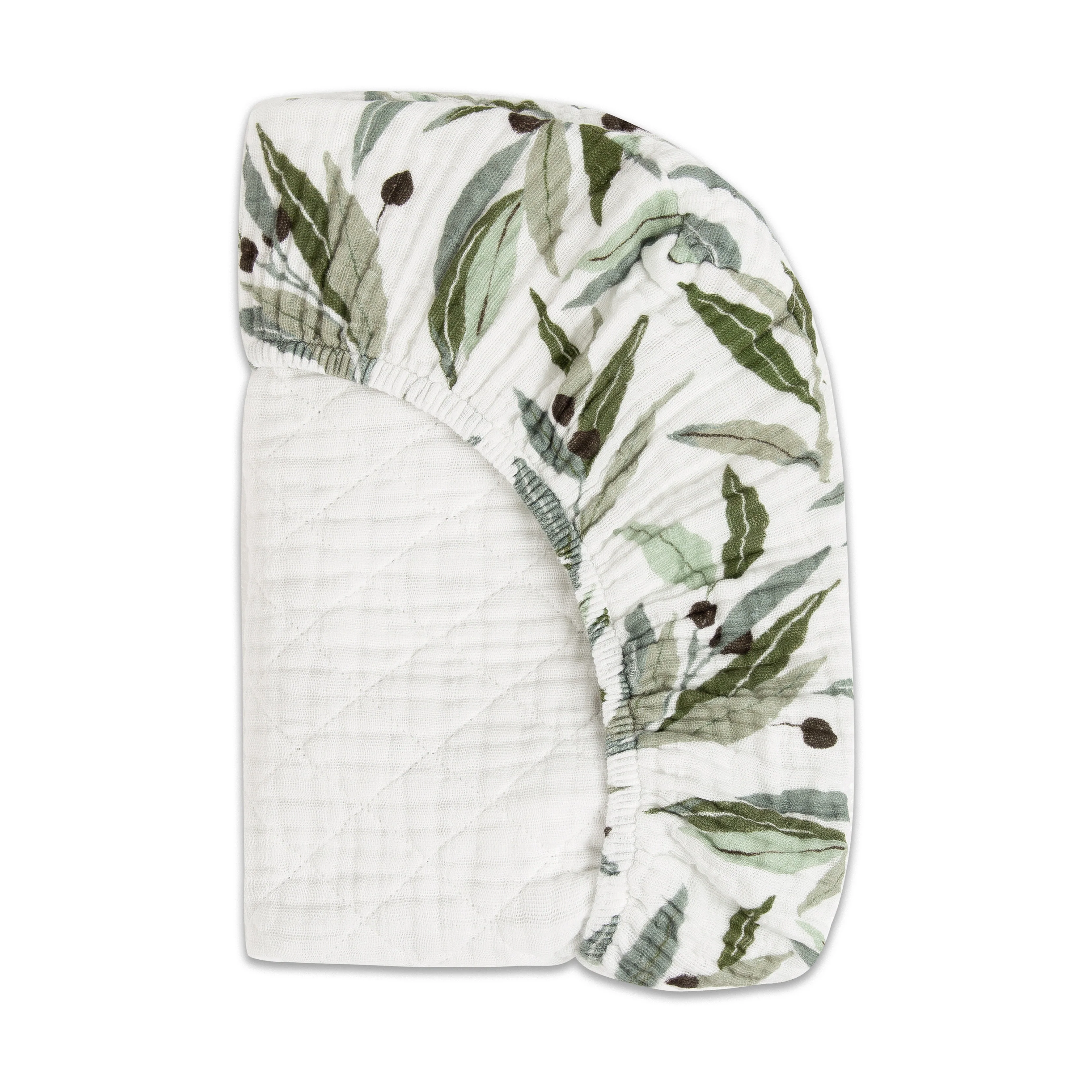 Quilted Changing Pad Cover in GOTS Certified Organic Muslin Cotton - Image 16