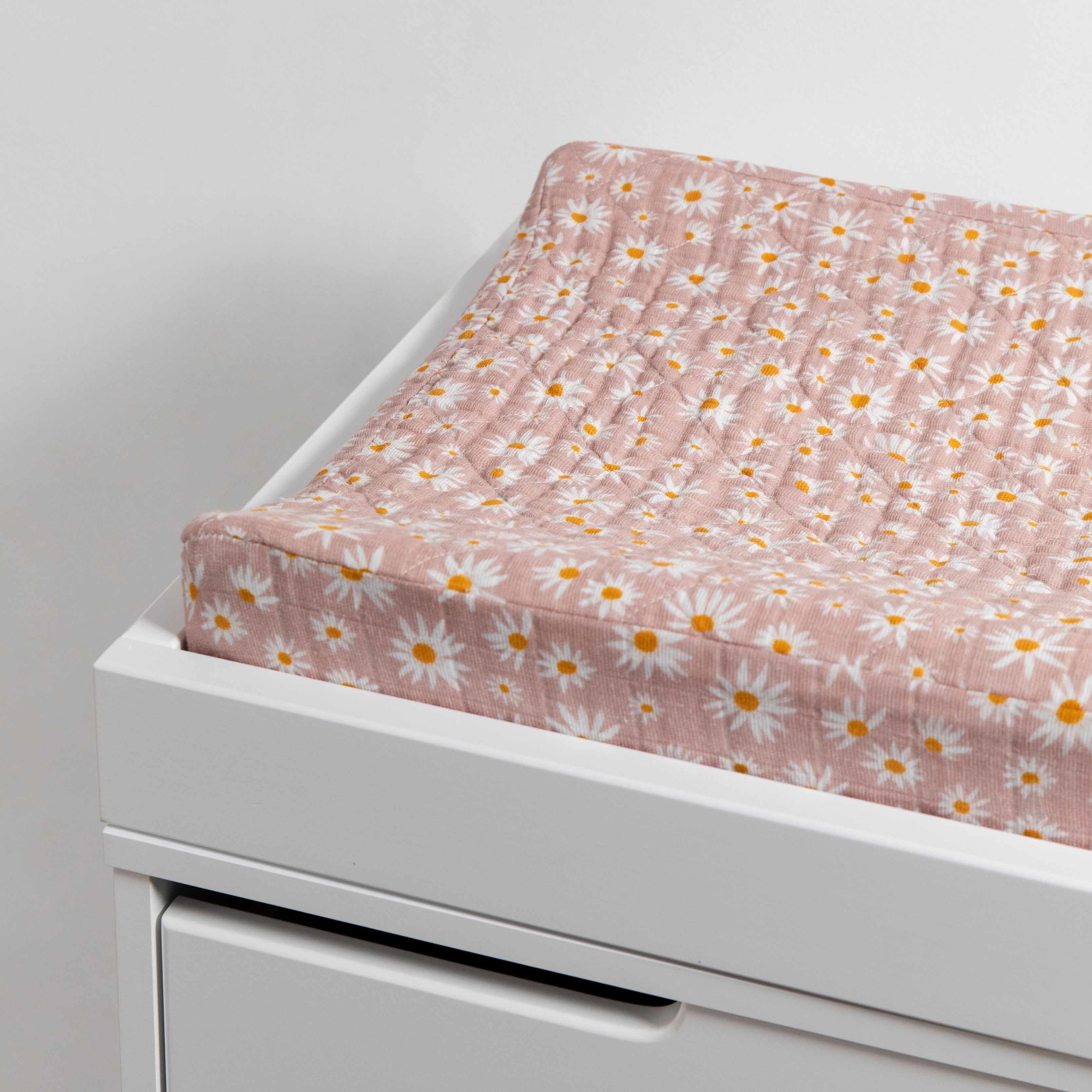 Quilted Changing Pad Cover in GOTS Certified Organic Muslin Cotton - Image 35