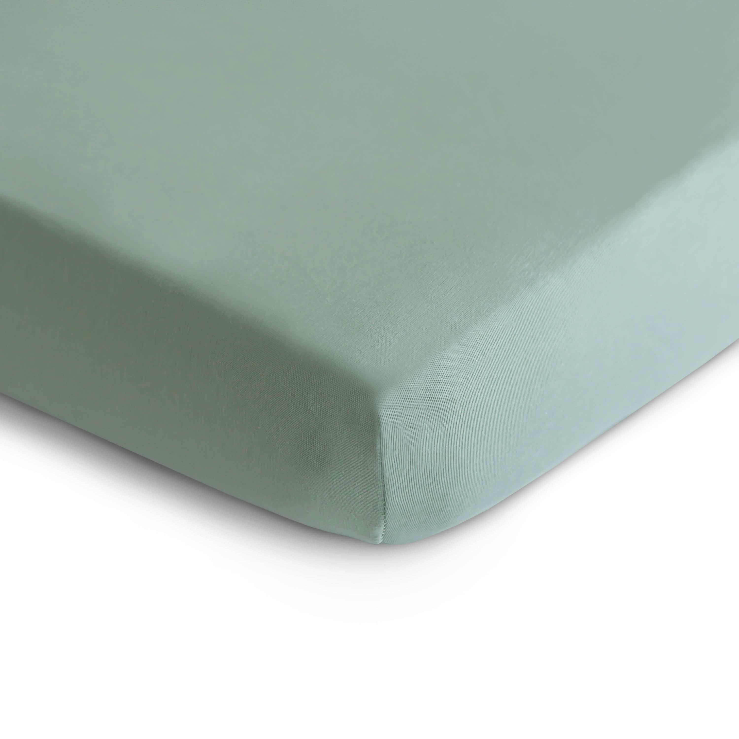 Mushie Stretchy Organic Crib Sheet - Image 13