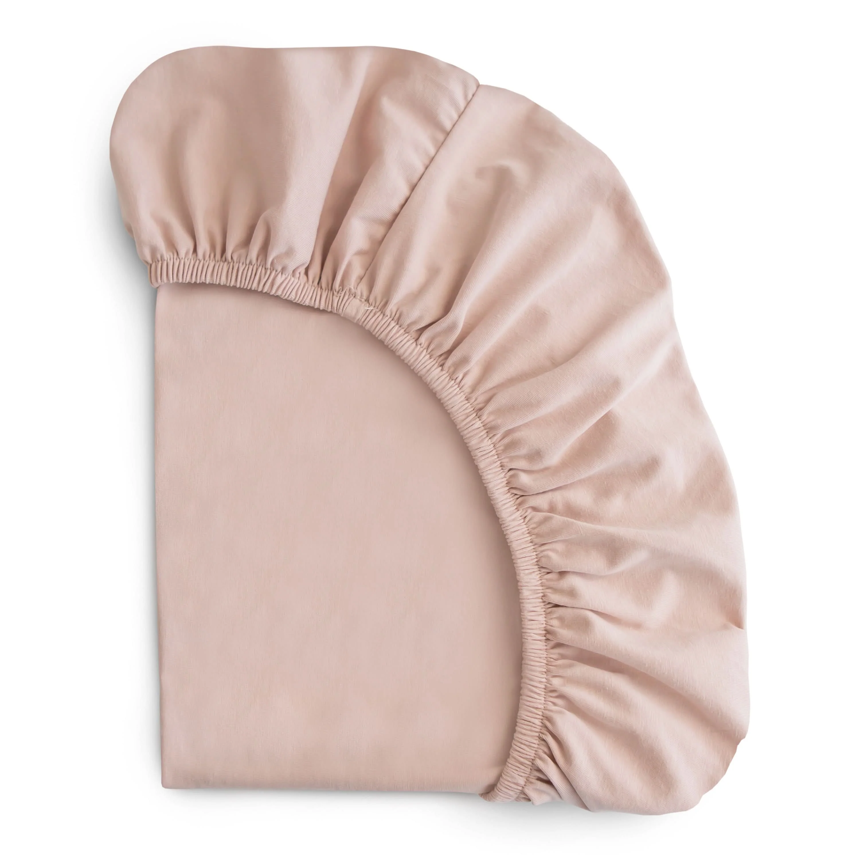 Mushie Stretchy Organic Crib Sheet - Image 3