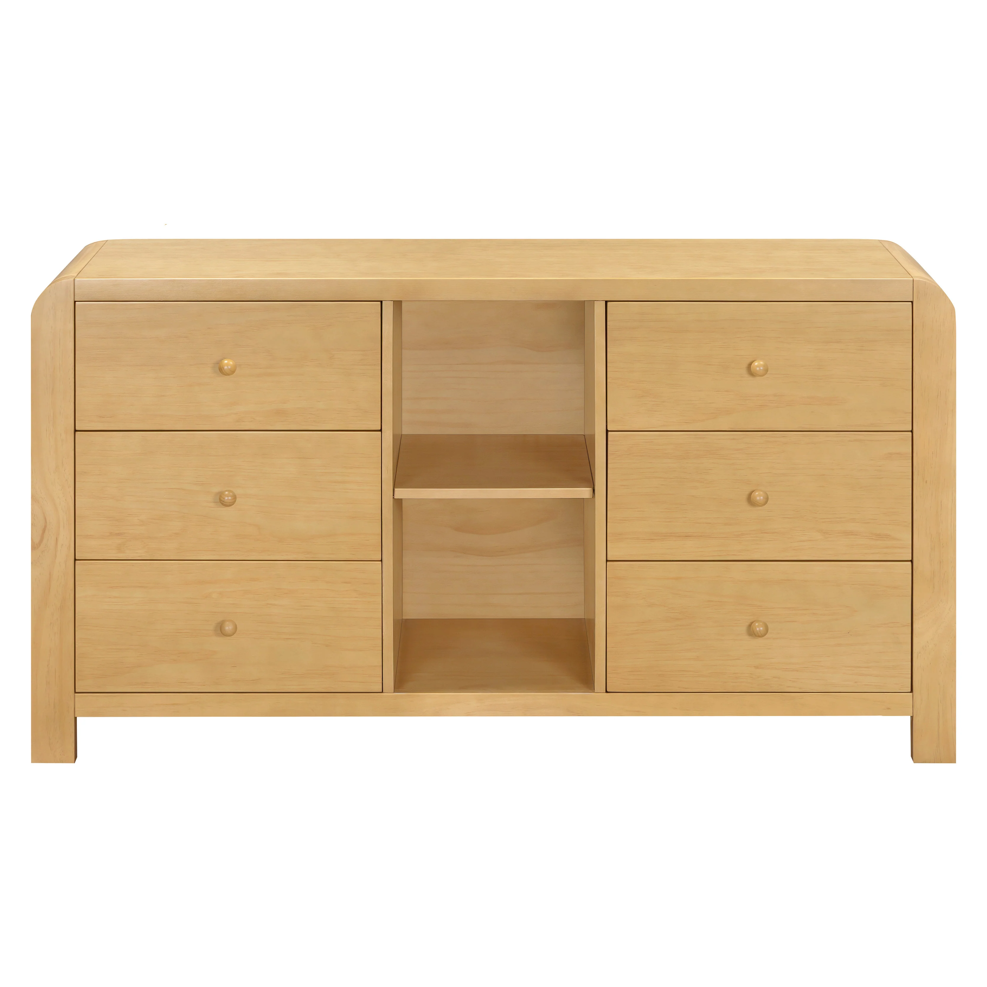 TipToe 6-Drawer Assembled Dresser with Cubbies - Image 7